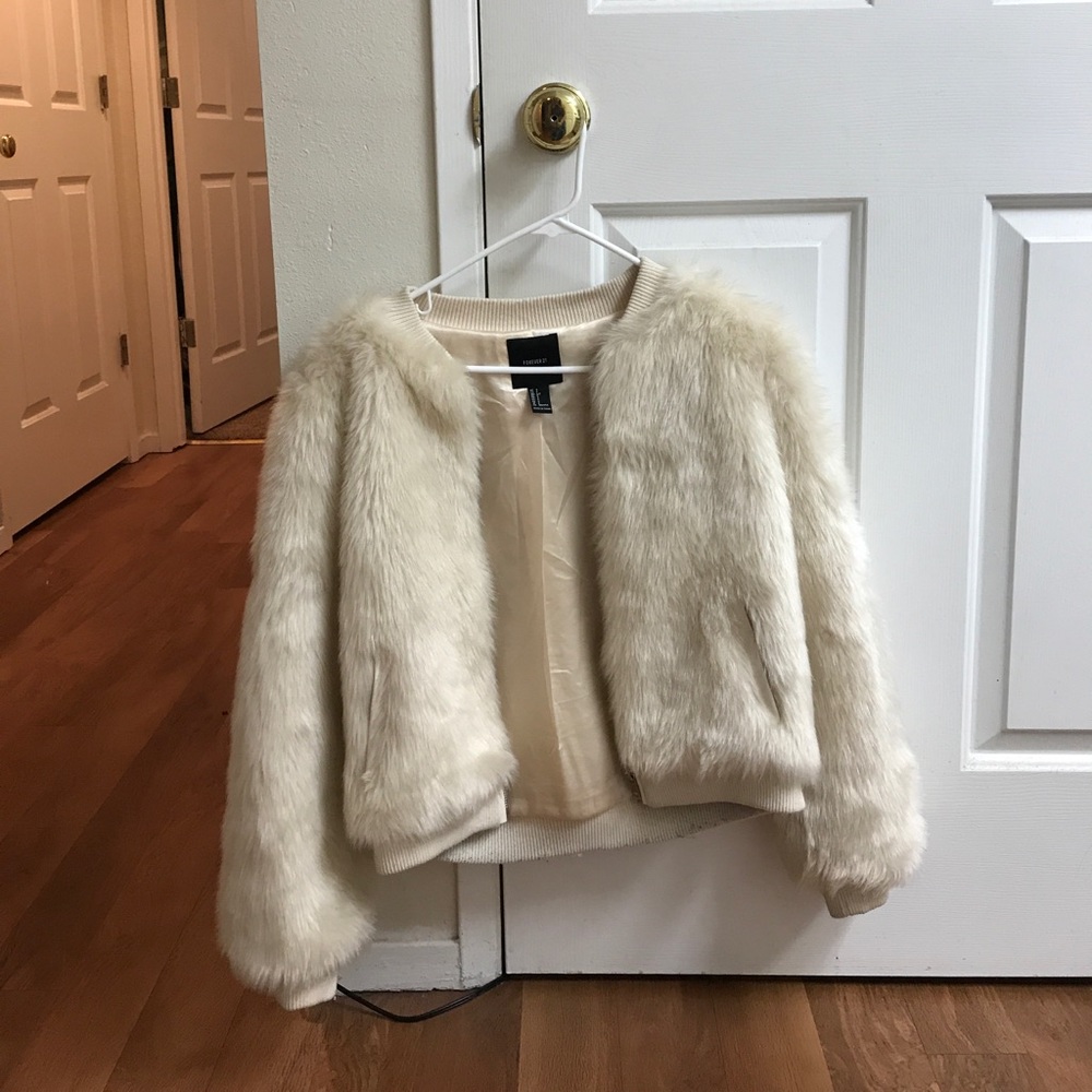 Faux fur coat